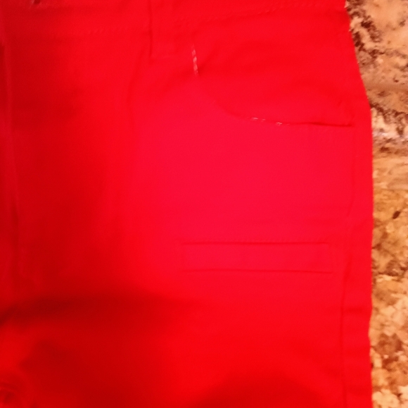 Vibrant Red Pants Boys Size 18 Me With No Tags - Picture 5 of 9